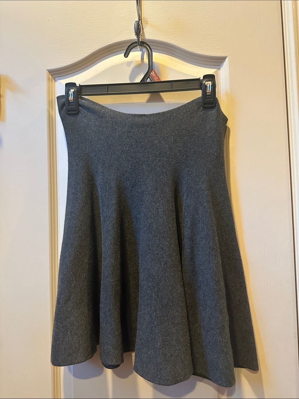 Wet Seal Dark Charcoal Gray Skater Skirt
